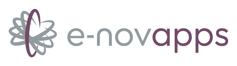 Logo E‑Novapps Horiz Rvb