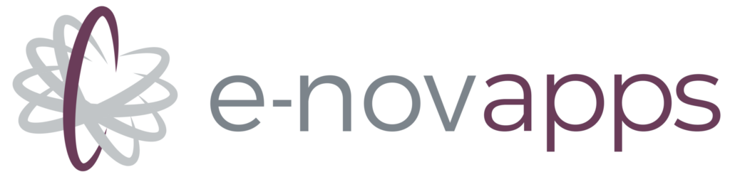 E‑Novapps Logo Horizontal Erp Crm
