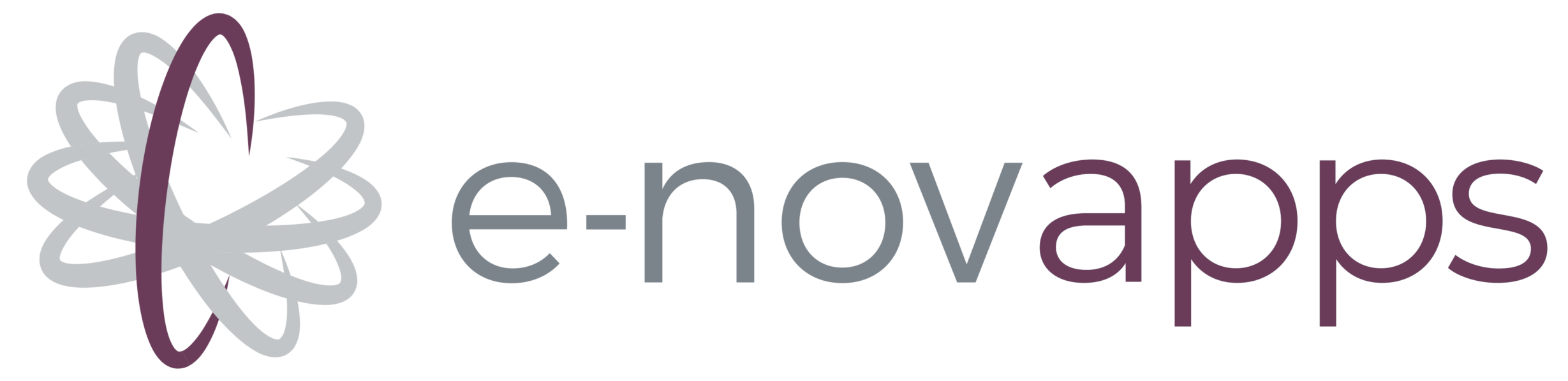 E‑Novapps Logo Horizontal Erp Crm